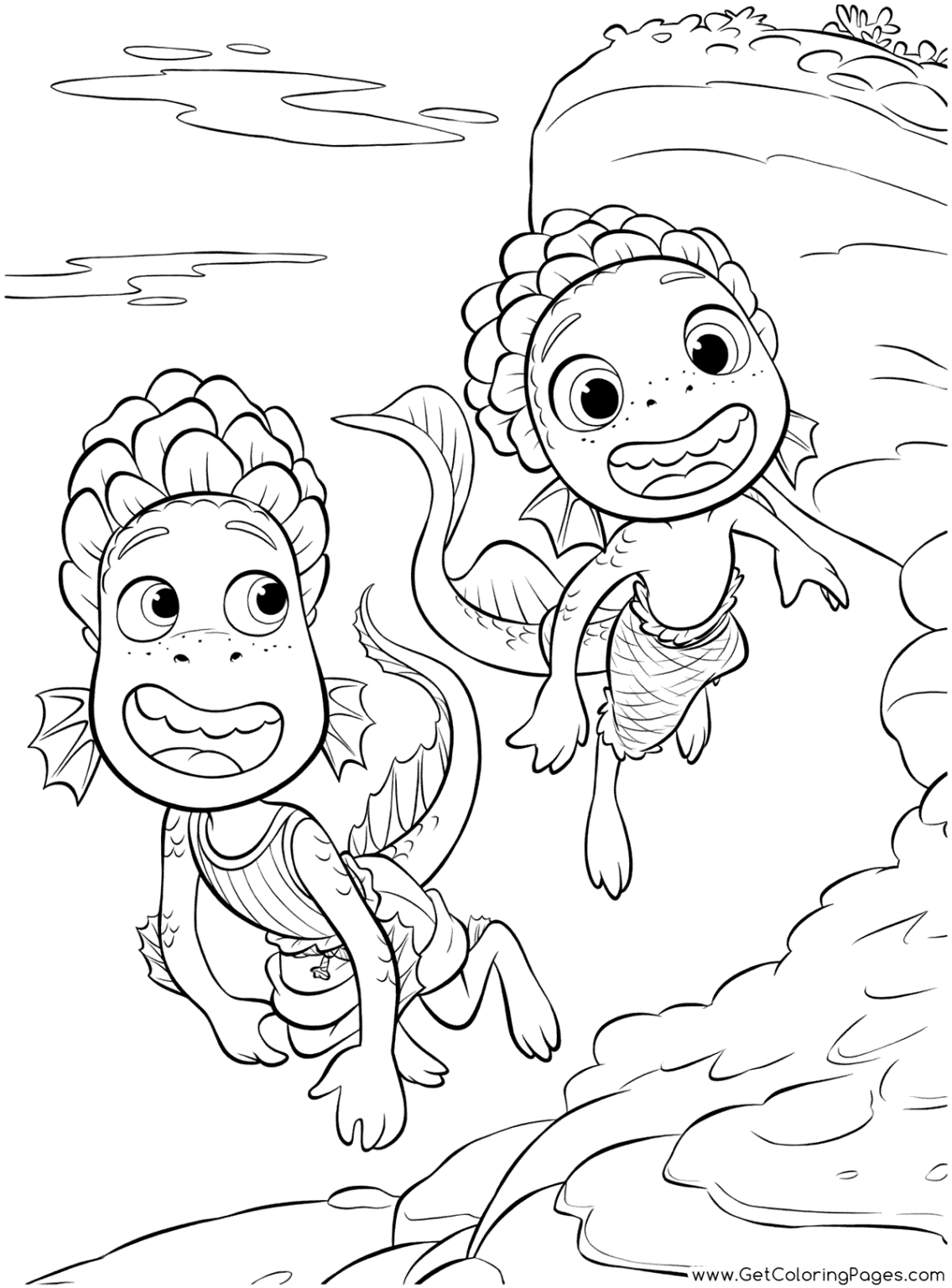 Luca Coloring Pages Printable for Free Download