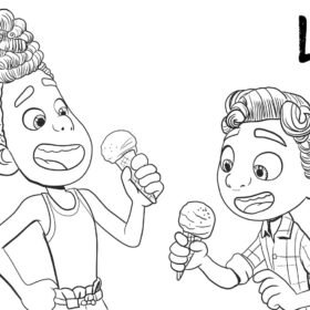 Luca Coloring Pages Printable for Free Download