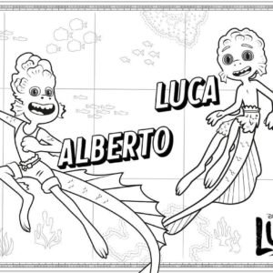 Luca Coloring Pages Printable for Free Download