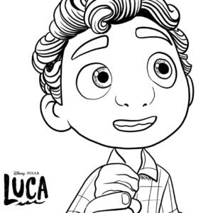 Luca Coloring Pages Printable for Free Download