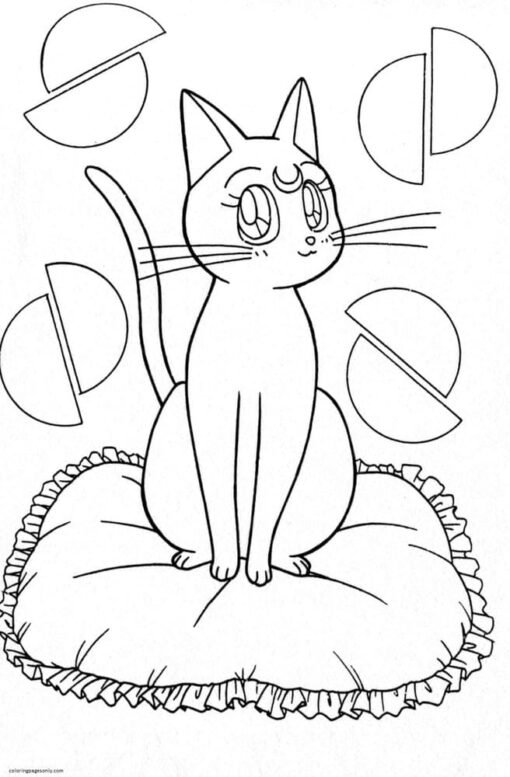 Sailor Moon Coloring Pages Printable for Free Download