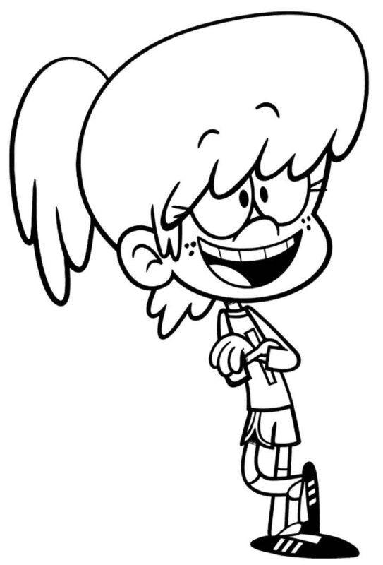 The Loud House Coloring Pages Printable for Free Download