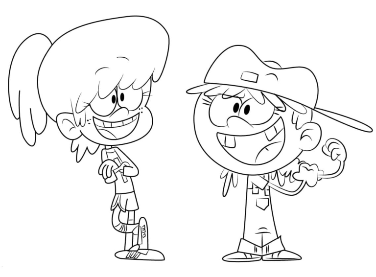 The Loud House Coloring Pages Printable for Free Download