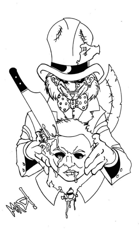 Michael Myers Coloring Pages Printable for Free Download