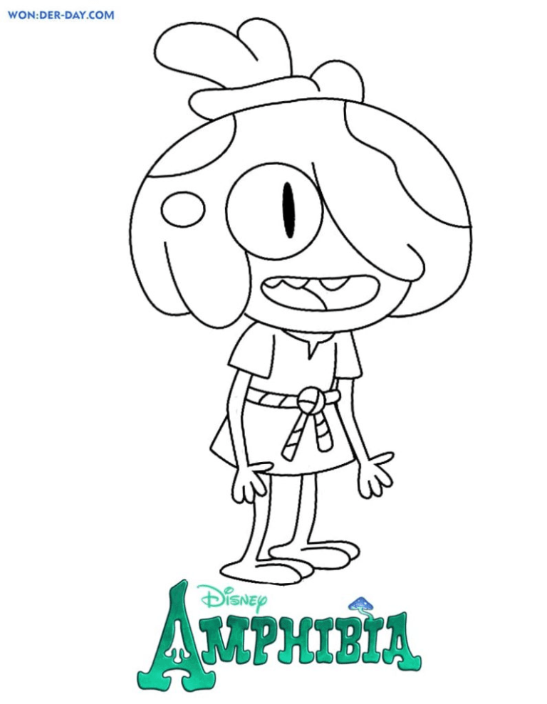 Amphibia Coloring Pages Printable for Free Download