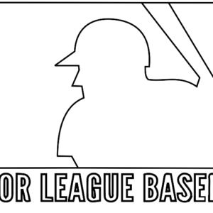 Major League Baseball (MLB) Coloring Pages  Mlb logos, Football coloring  pages, Baseball coloring pages