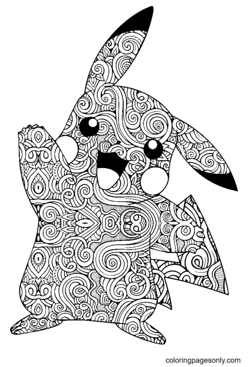 Pikachu Coloring Pages Printable For Free Download