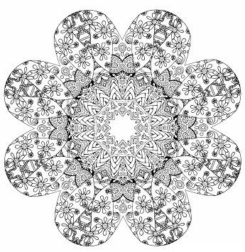 Mandala Coloring Pages Printable for Free Download