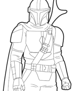 Mandalorian Coloring Pages Printable for Free Download