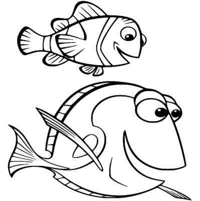 Finding Dory Coloring Pages Printable for Free Download