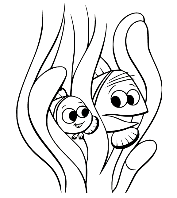 Finding Nemo Coloring Pages Printable for Free Download