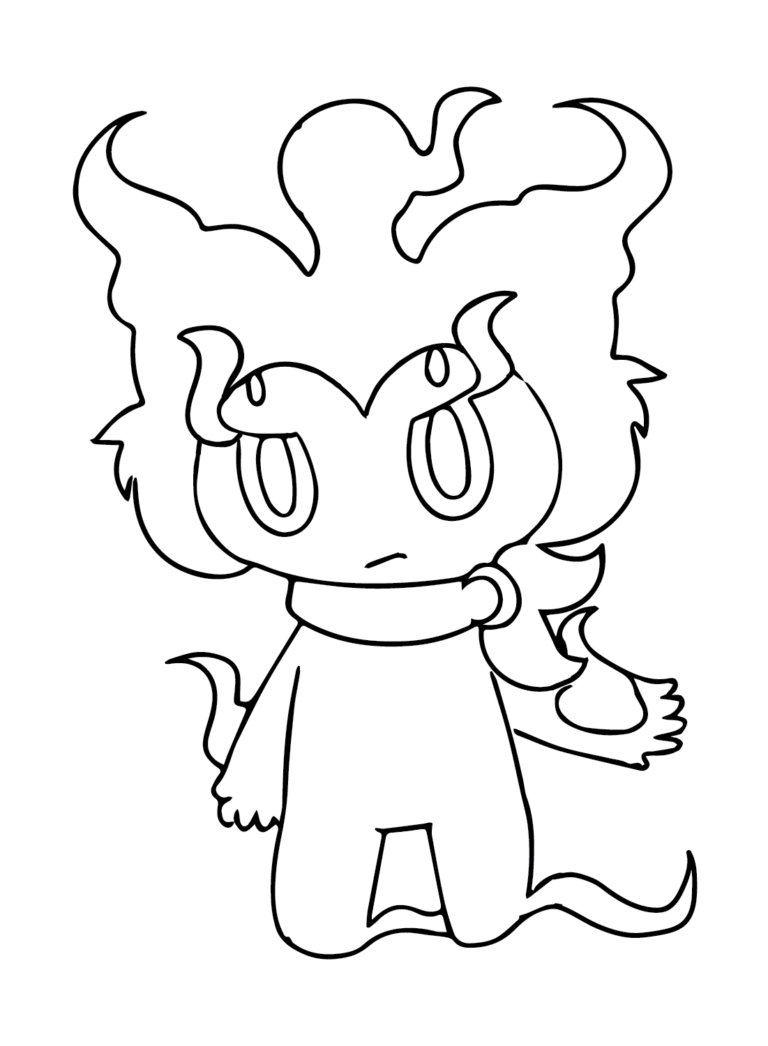 Marshadow Coloring Pages Printable for Free Download