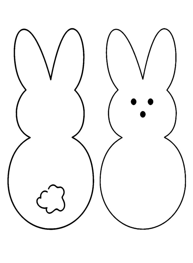 Peeps Coloring Pages Printable for Free Download