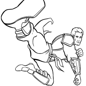 Martial Arts Coloring Pages Printable for Free Download