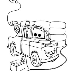 Mater Coloring Pages Printable for Free Download