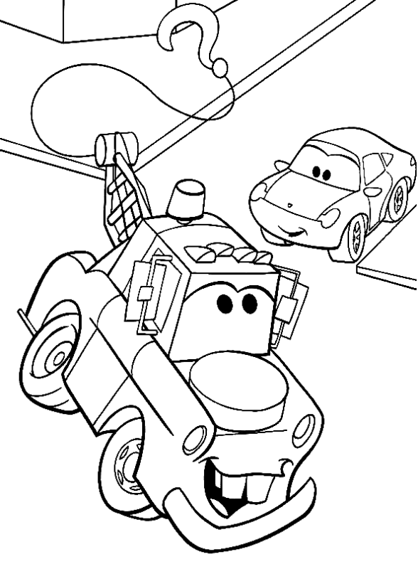 Mater Coloring Pages Printable for Free Download