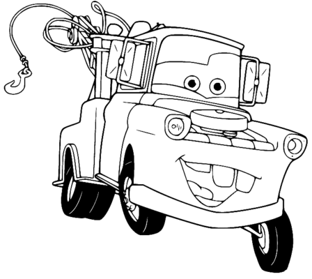 Mater Coloring Pages Printable for Free Download