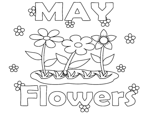 May Coloring Pages Printable for Free Download