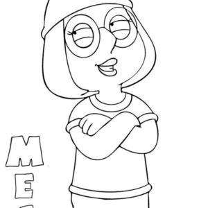 family guy coloring pages meg