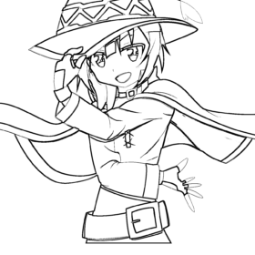 Konosuba Coloring Pages Printable for Free Download