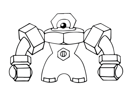 Melmetal Coloring Pages Printable for Free Download