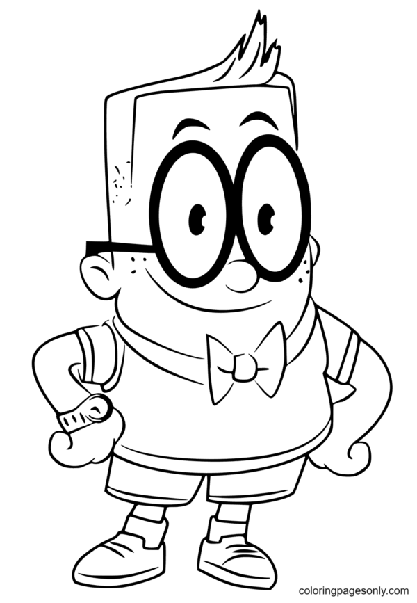 Captain Underpants Coloring Pages Printable for Free Download