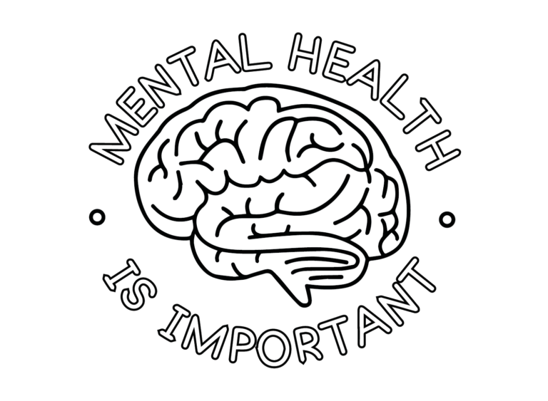 Mental Health Coloring Pages Printable for Free Download