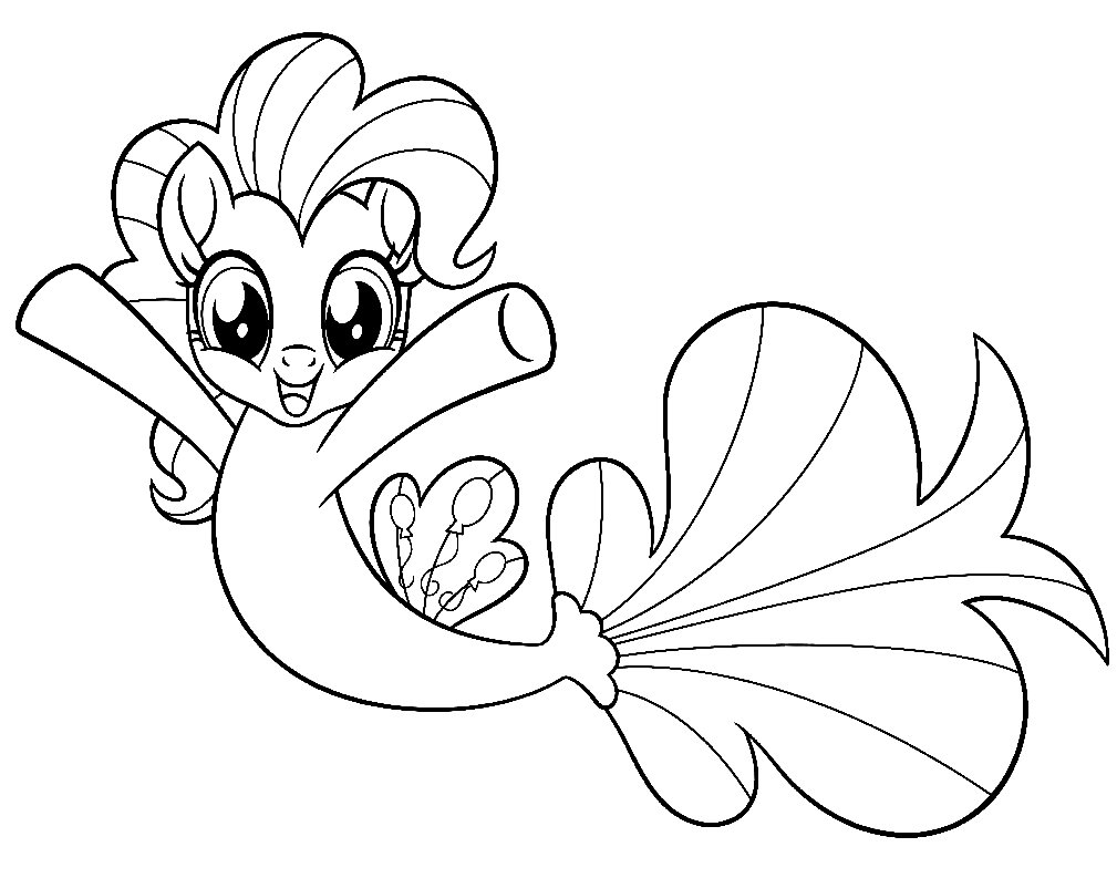 Pinkie Pie Coloring Pages Printable for Free Download