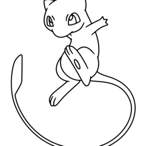 Mew Coloring Pages Printable for Free Download