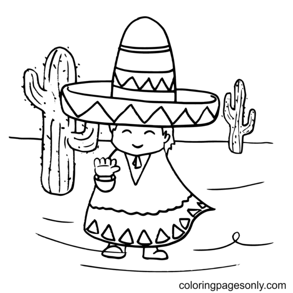 Cinco De Mayo Coloring Pages Printable for Free Download
