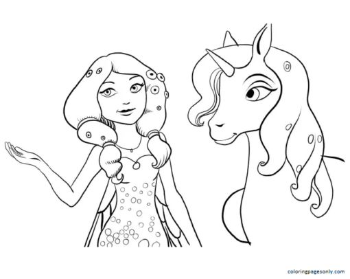 Mia and me Coloring Pages Printable for Free Download