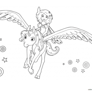 Mia and me Coloring Pages Printable for Free Download