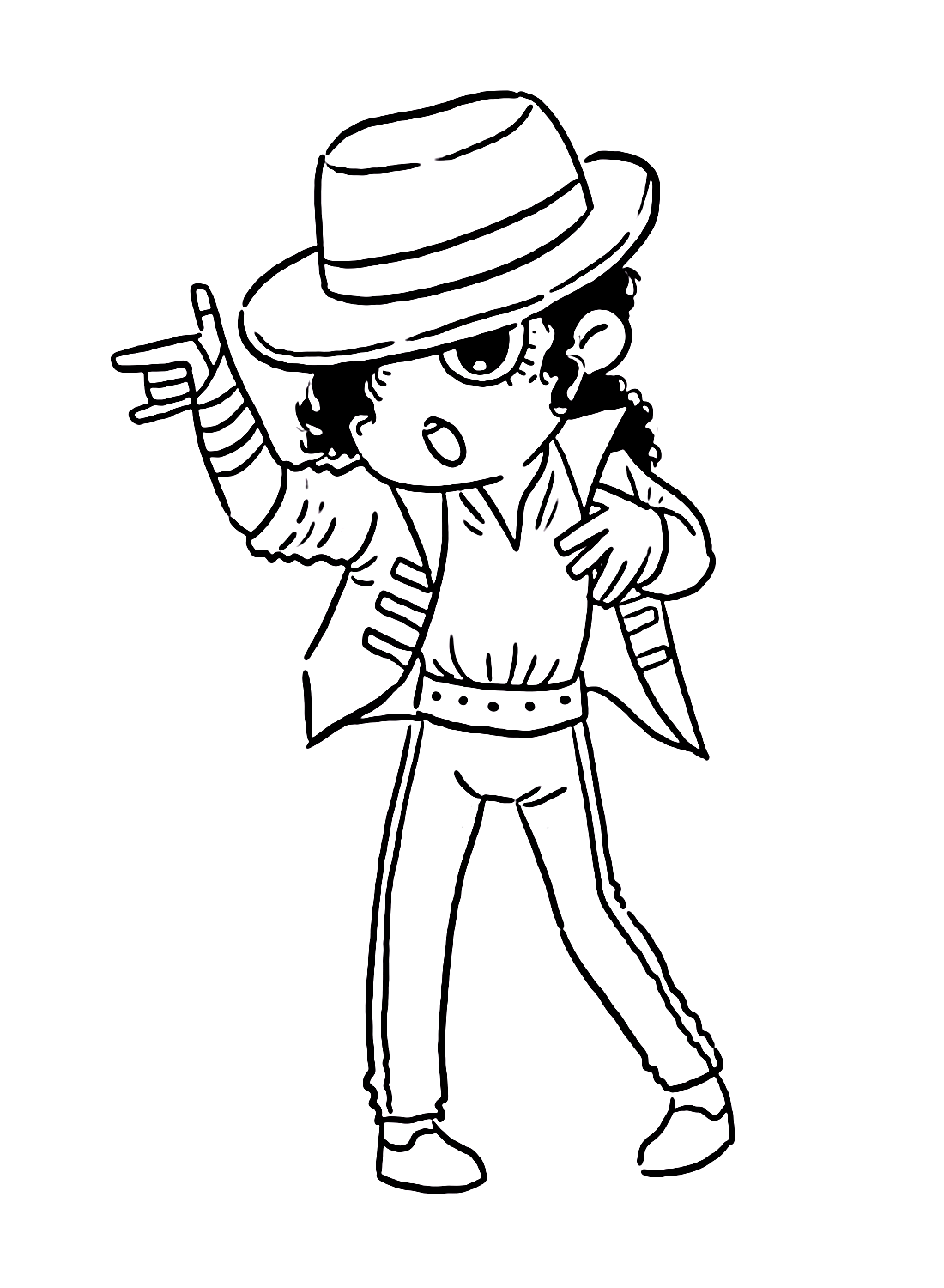 Michael Jackson Coloring Pages Printable for Free Download