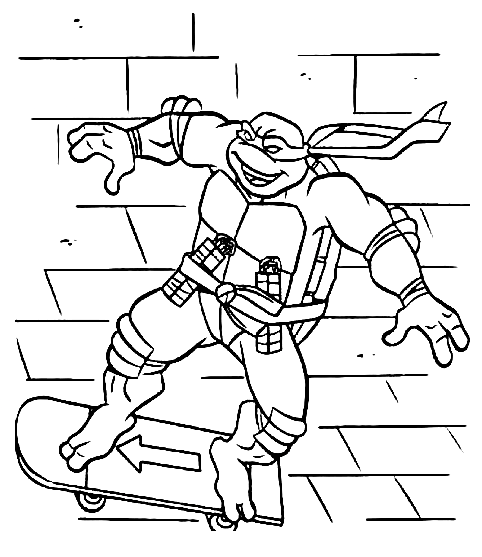 Ninja Turtles Coloring Pages Printable For Free Download