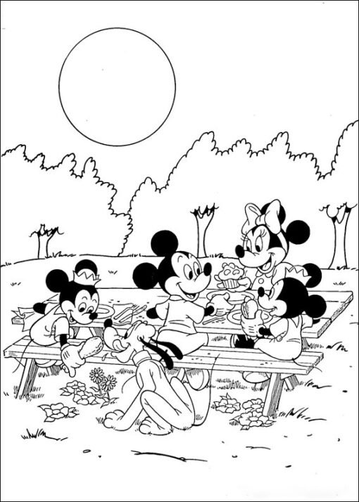 Mickey Mouse Coloring Pages Printable for Free Download