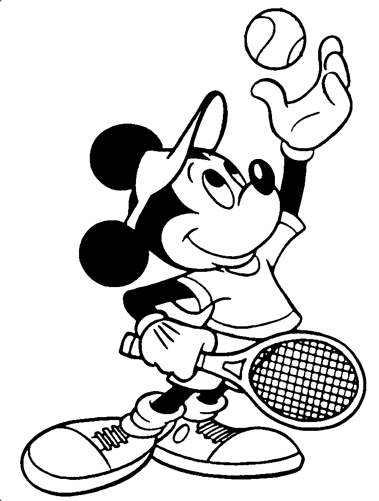 Tennis Coloring Pages Printable for Free Download