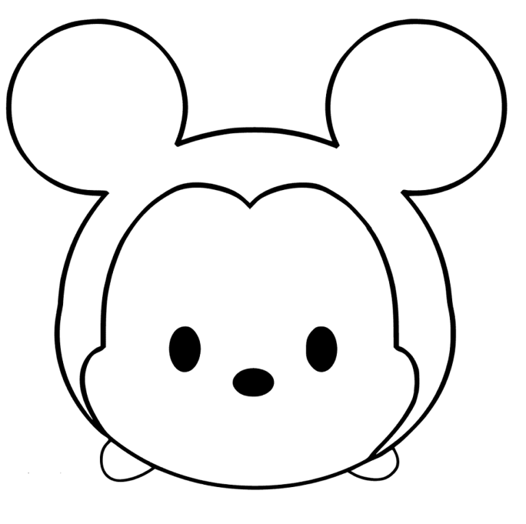 Tsum Tsum Coloring Pages Printable For Free Download