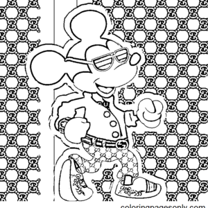Gucci Handbag Coloring Pages - Gucci Coloring Pages - Coloring Pages For  Kids And Adults