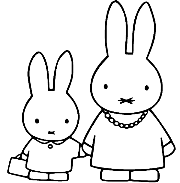 melanie coloring page ideas miffy and friends