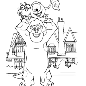 Monsters University Coloring Pages Printable for Free Download