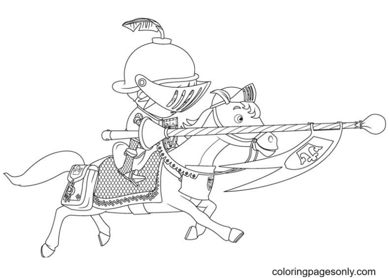 Knight Coloring Pages Printable for Free Download