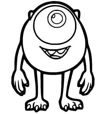 Monsters University Coloring Pages Printable for Free Download