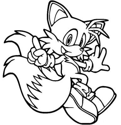 Tails Coloring Pages Printable for Free Download