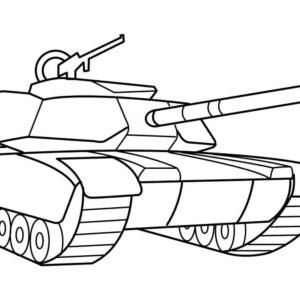 coloring military tanks pages