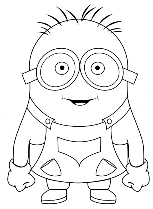 Minion Coloring Pages Printable for Free Download