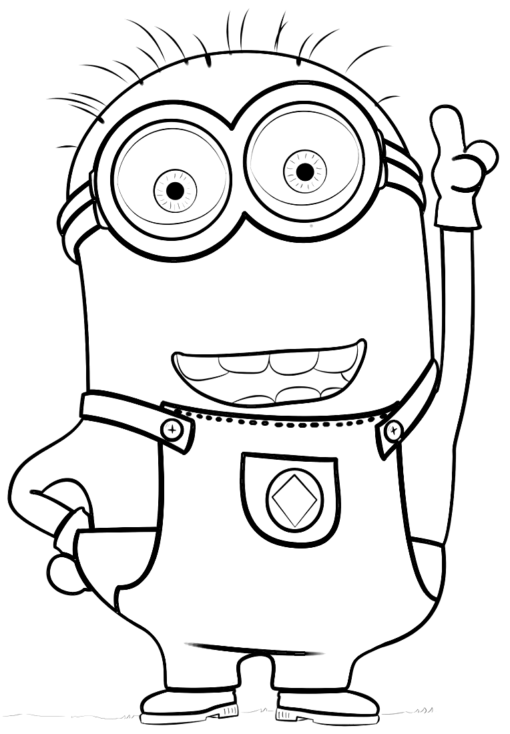 Minion Coloring Pages Printable for Free Download