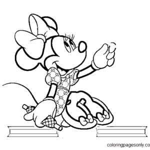 Minnie Mouse in Gucci Coloring Pages - Gucci Coloring Pages