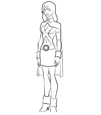 Young Justice Coloring Pages Printable for Free Download