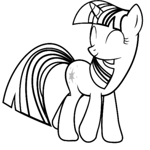 my little pony friendship is magic princess twilight sparkle coloring pages