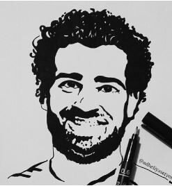 Mohamed Salah Coloring Pages Printable for Free Download